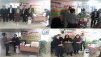 ايستگاه صلواتي دهه مبارك فجر در شبكه بهداشت ودرمان شهرستان گرمسار